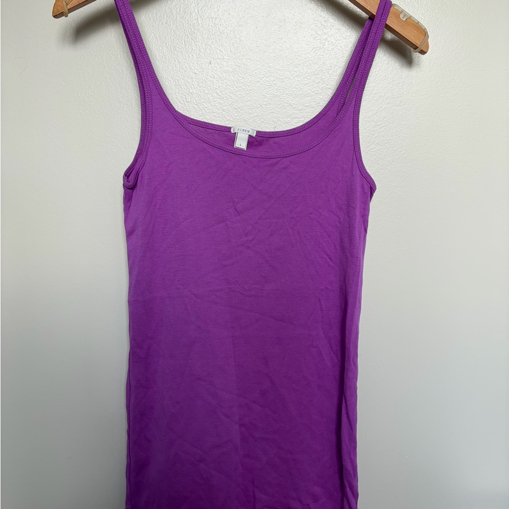 J. Crew Violet Scoop Neck Tank Top